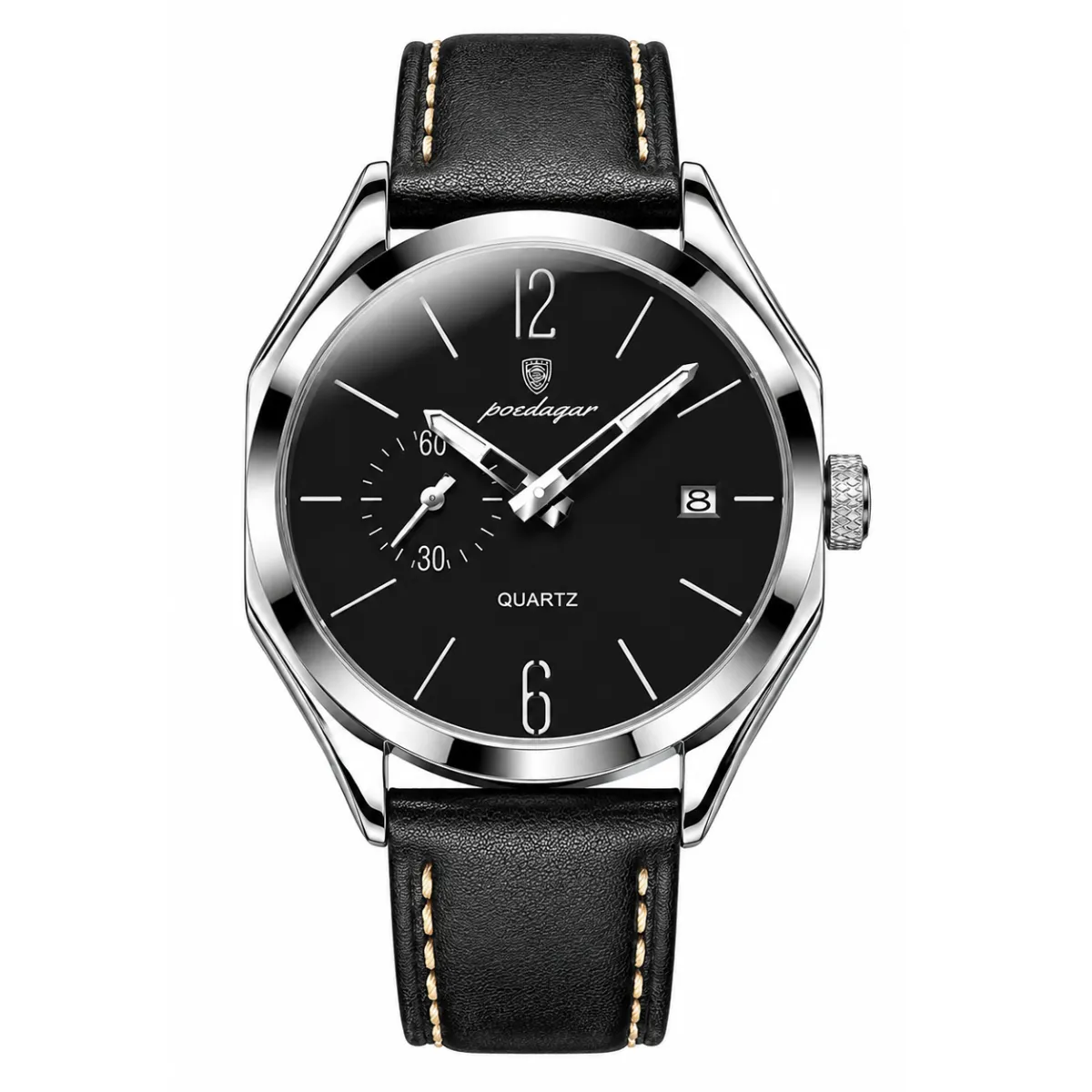 689B NEGRO PLATEADO NEGRO