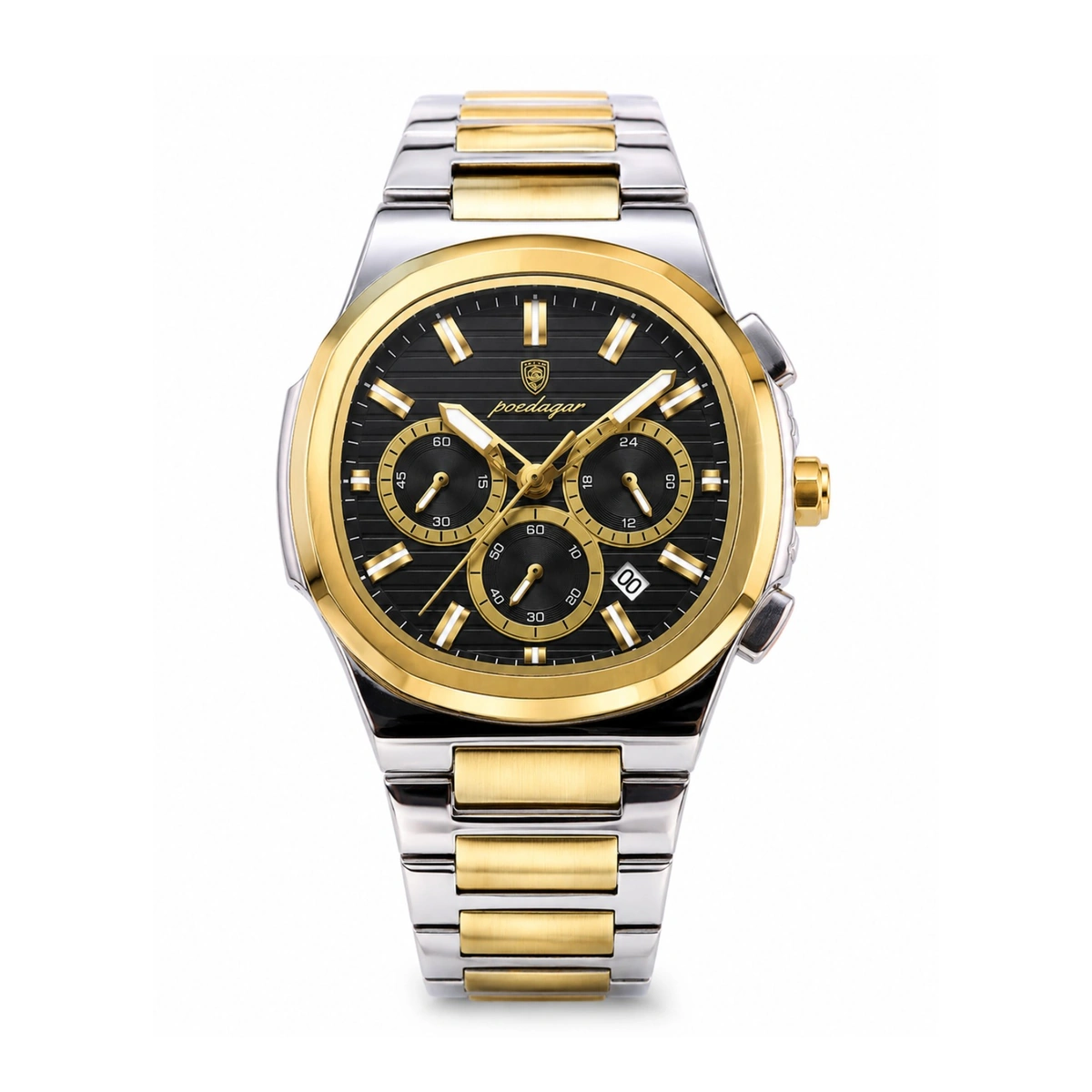834B PLATEADO DORADO NEGRO