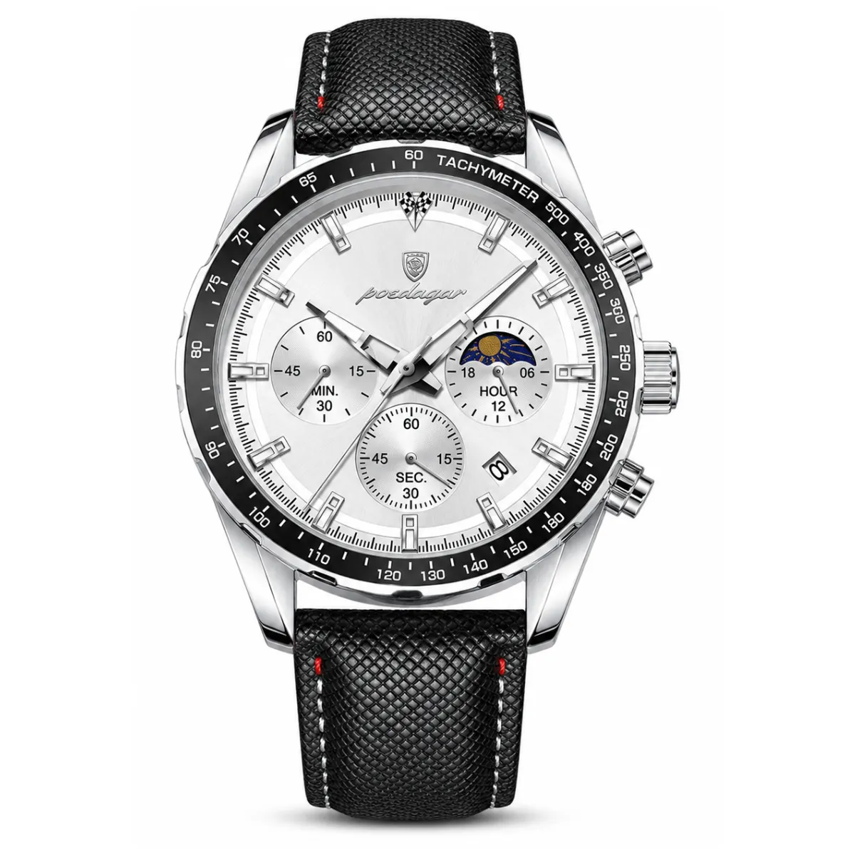 879B NEGRO PLATEADO BLANCO